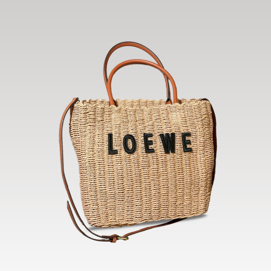 Roewe Lafite grass woven tote bag